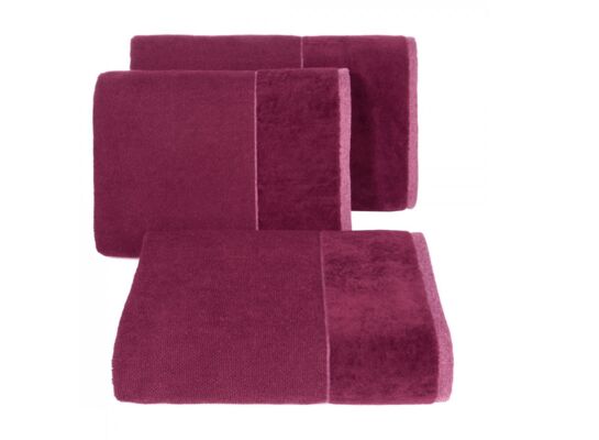 Ręcznik kąpielowy Lucy 70 x 140 cm amarantowy