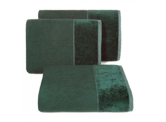 Ręcznik kąpielowy Lucy 30 x 50 cm butelkowy zielony