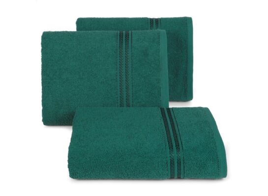 Ręcznik frotte Lori 70 x 140 cm butelkowy zielony