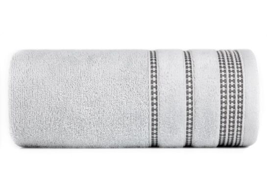 Ręcznik Amanda 70 x 140 cm srebrny