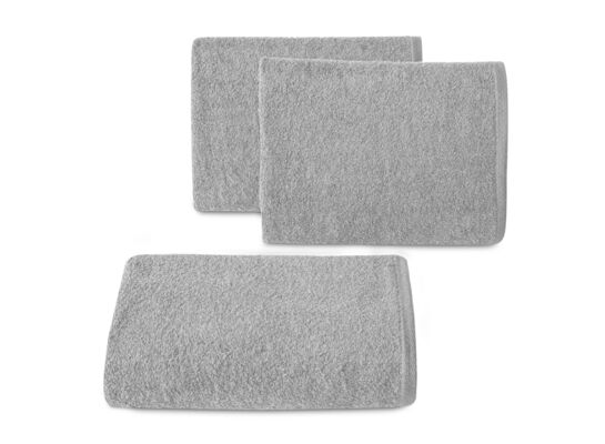 Ręcznik kąpielowy gładki 50 x 140 cm szary