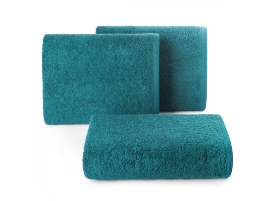 Ręcznik kąpielowy gładki 30 x 50 cm turkusowy