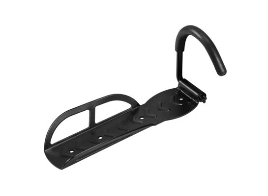 Wieszak ścienny na rower na koło czarny