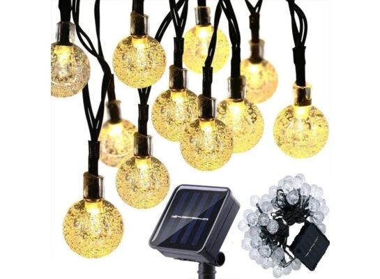 Girlanda ogrodowa solarna Party Light 10 LED 3,8 m ciepły biały