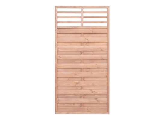 Płot z ornamentem 90 x 180 cm modrzew