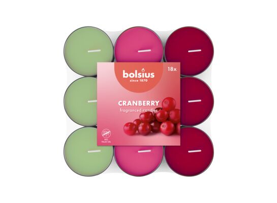 Podgrzewacz zapachowy 18 sztuk 4 h żurawina