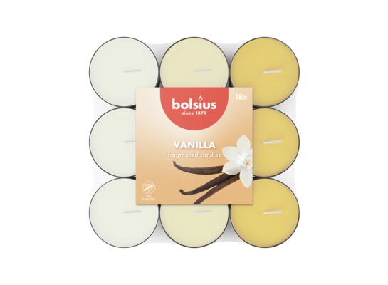 Podgrzewacz zapachowy 18 sztuk 4 h wanilia