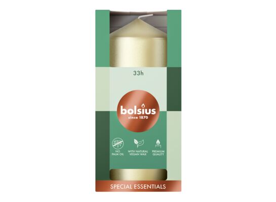 Świeca pieńkowa 120/58 perłowa