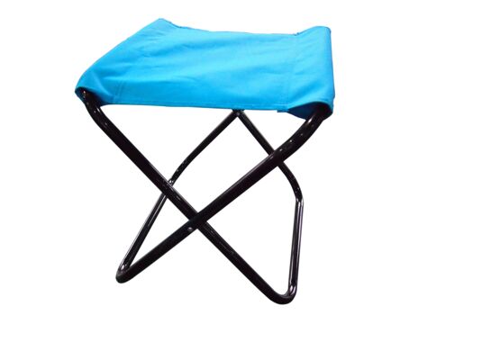 Krzesło biwakowe niebieskie