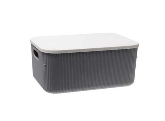 Organizer z pokrywką Lotos 6 l popiel