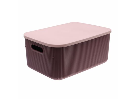 Organizer z pokrywką Lotos 13,4 l śliwka