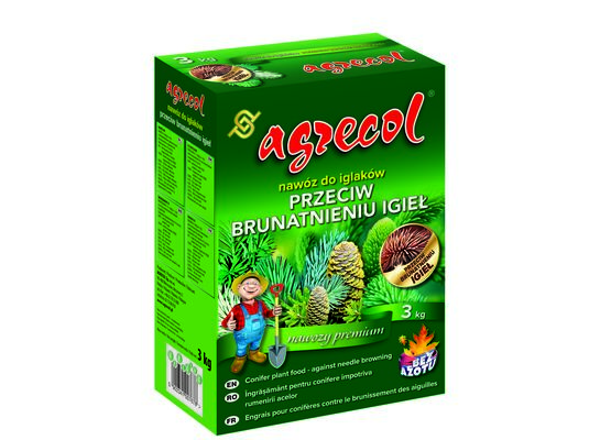 Nawóz do iglaków przeciw brunatnieniu igieł 3 kg Agrecol