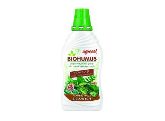 Nawóz do roślin zielonych Biohumus 0,5 l Agrecol