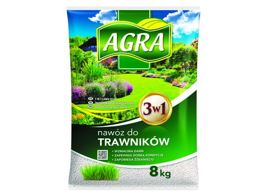 Nawóz do trawników 8 kg Agra