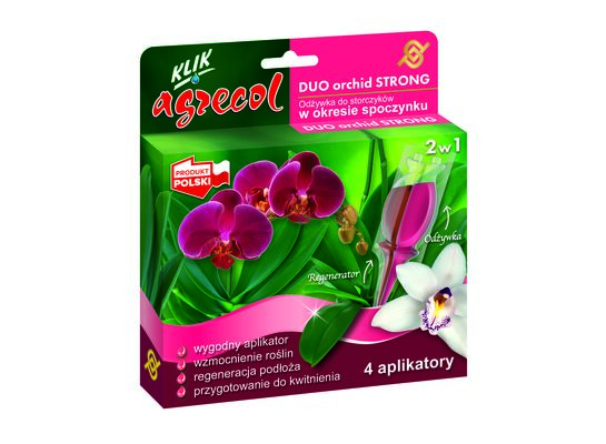 Nawóz do storczyków DUO ORCHID Strong 4 x 40 ml Agrecol