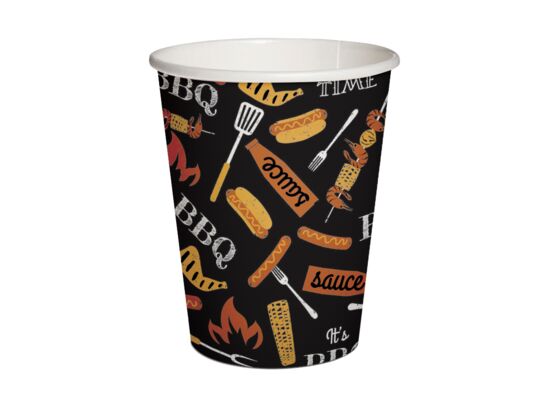 Kubki papierowe 0,25 l BBQ Party Eco 10 szt.