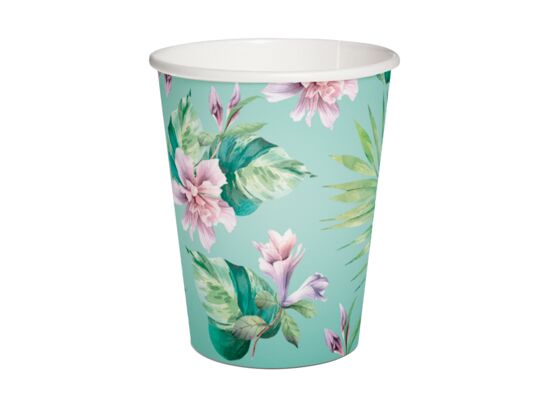 Kubki papierowe 0,25 l Exotic Chameleon 10 szt.