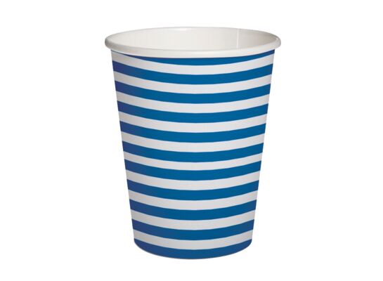 Kubki papierowe 0,25 l Stripes Eco 10 szt.