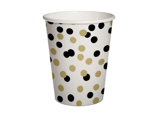 Kubki papierowe 0,25 l Confetti Eco 10 szt.