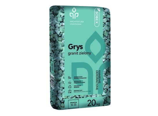 Grys granit zielony 20 kg (16-22) Sobex