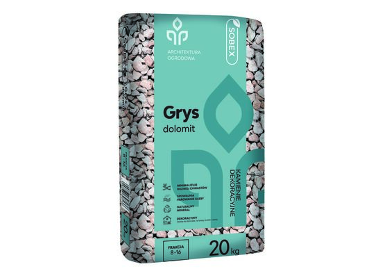 Grys dolomit multikolor 20 kg (8-16) Sobex