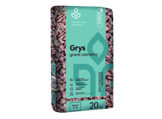 Grys granit czerwony 20 kg (8-16) Sobex