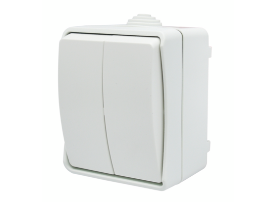 Łącznik świecznikowy Aqua Plus IP54 biały