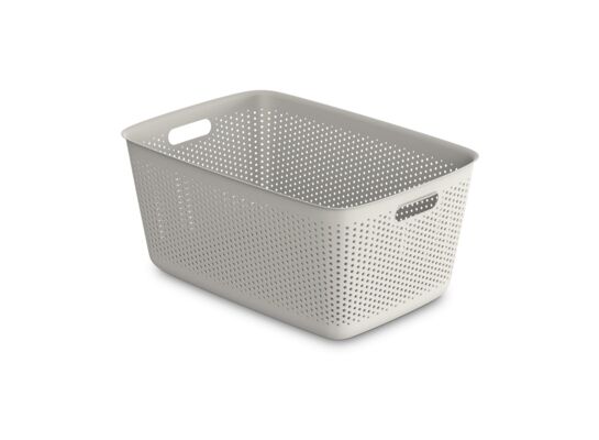Pojemnik OpenStore 45 l Basket ivory white 58 x 39,5 x 26,5 cm beżowy