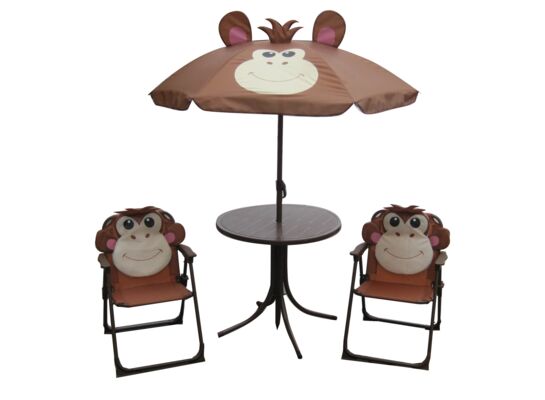 Zestaw mebli dziecięcych małpka brązowy