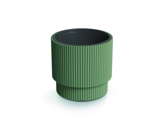 Doniczka Milly 29,8 x 28,5 cm zielona pinia