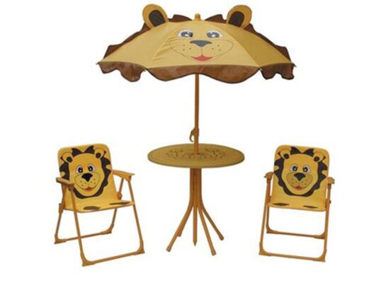 Zestaw mebli dziecięcych lew żółty