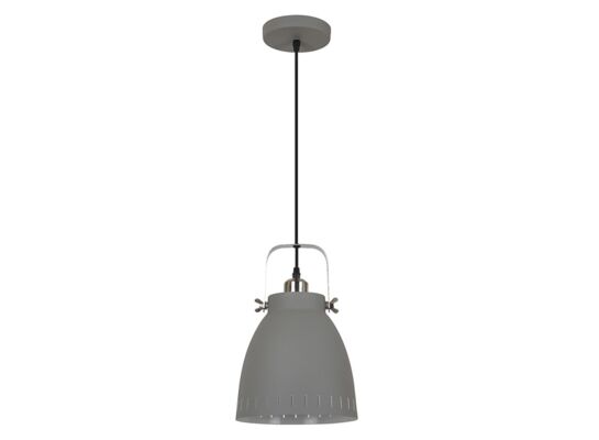 Lampa wisząca Franklin 1 x E27 szary piaskowany