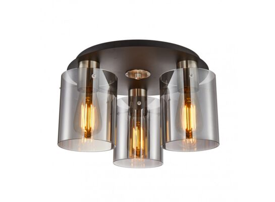 Lampa spot potrójny Sardo 3 x E27 nikiel satynowany