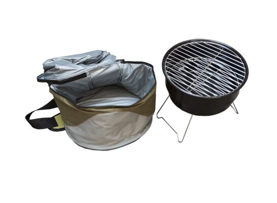 Grill węglowy z torbą 23 cm