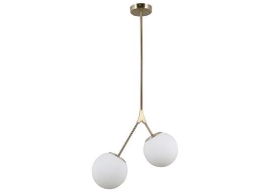 Lampa wisząca Caserta 2 x E14 brąz antyczny