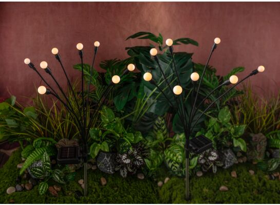 Lampka solarna Trawa 70 cm ciepły biały