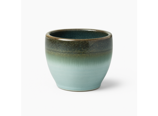 Donica ceramiczna szkliwiona Ombre Low 22 x 18 cm