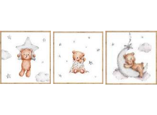Zestaw obrazów 009DB, 3 x 20 x 20 cm