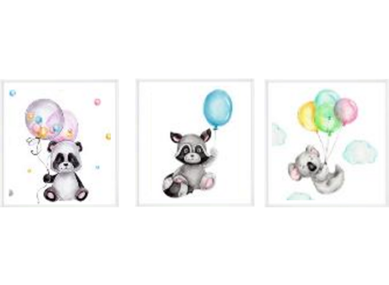 Zestaw obrazów 010DB, 3 x 20 x 20 cm