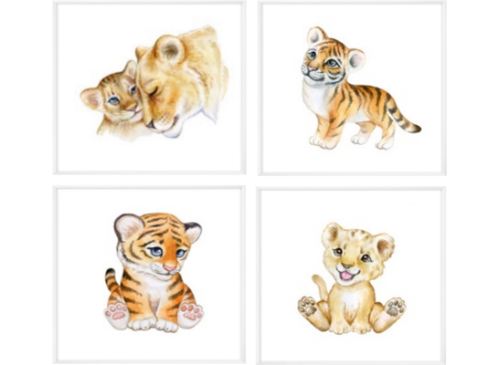 Zestaw obrazów 004, 4 x 20 x 20 cm