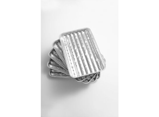 Aluminiowe tacki do grilla - 5 sztuk