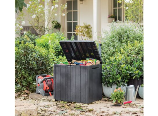 Skrzynia ogrodowa City storage box 113 L grafit Keter