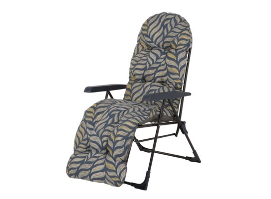 Fotel ogrodowy rozkładany z podnóżkiem Samar Plus