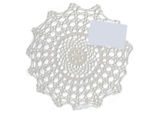 Serwetka Lace śr. 25 cm biały mix wzorów