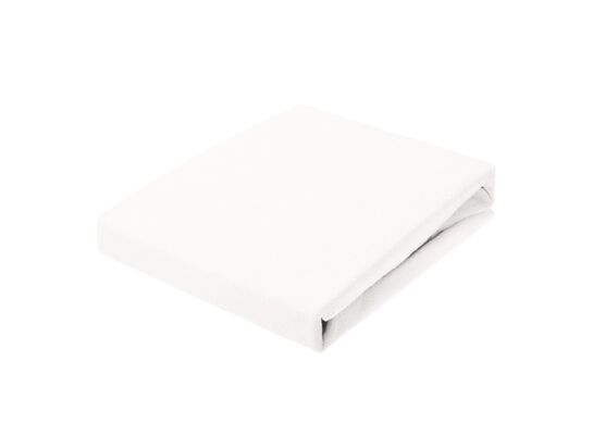 Prześcieradło frotte 160 x 200 cm biały