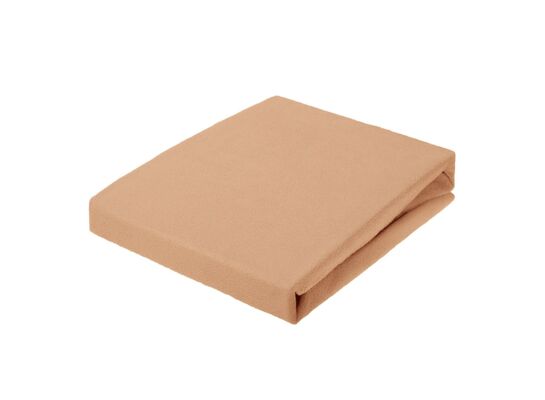 Prześcieradło frotte 140 x 200 cm beż