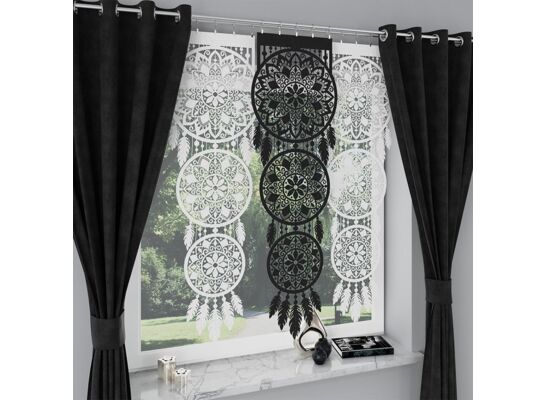 Panel żakardowy Alia 140 x 43 cm czarny