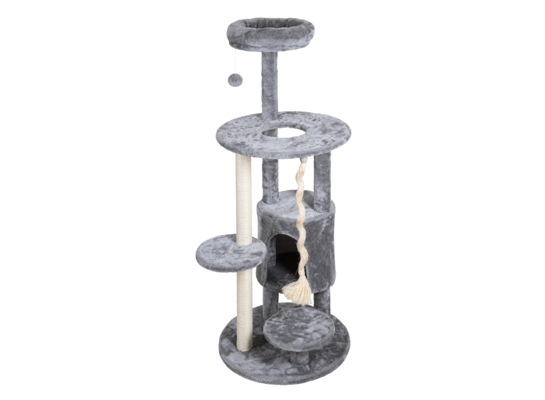 Drapak dla kota 48 x 48 x 112 cm szary