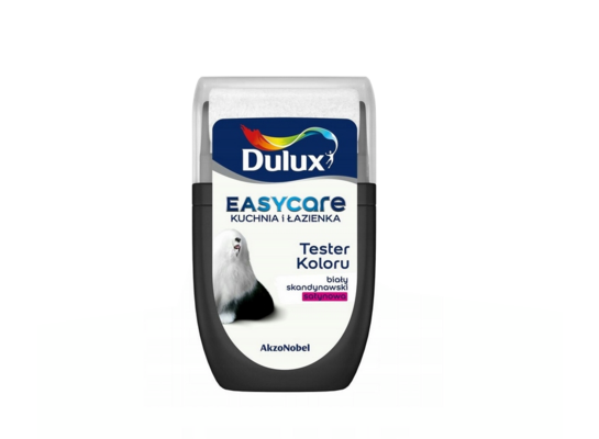 Farba Dulux EasyCare Kuchnia i Łazienka tester - biały skandynawski