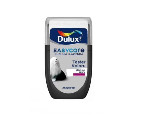 Farba Dulux EasyCare Kuchnia i Łazienka tester - glamour szary